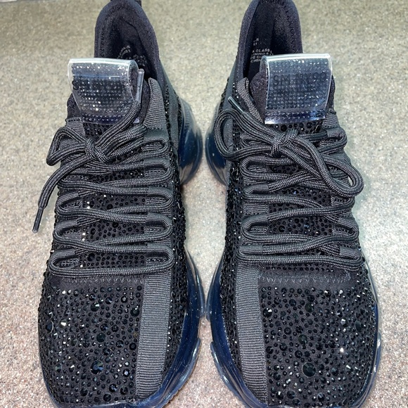 🆕 Steve Madden Maxima Trainers “Black Multi” Sneakers, 8.5 - Picture 5 of 12